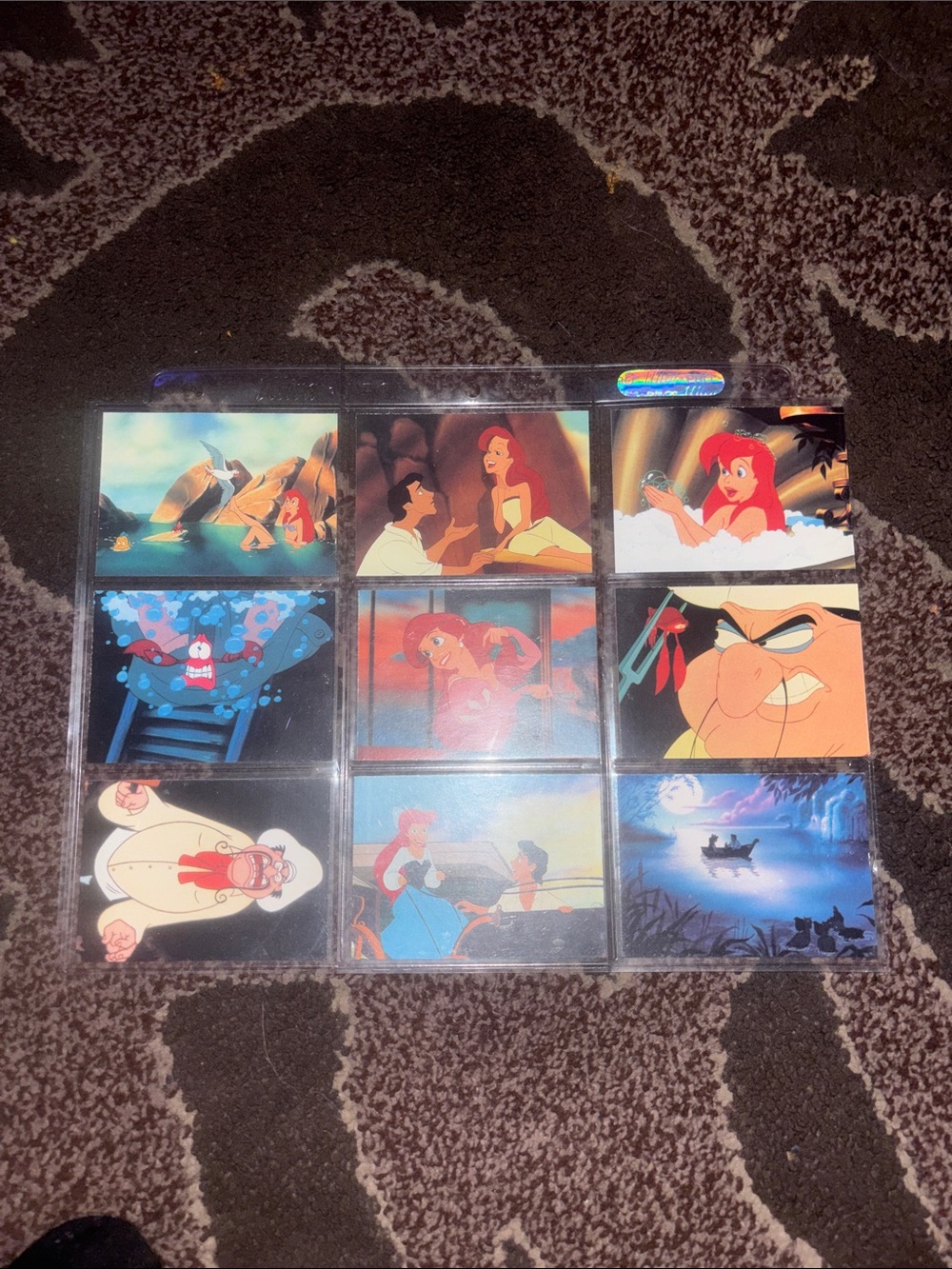 ( 27 Individual ) 1991  The Little Mermaid Vintage Cards / Ariel Scenes
